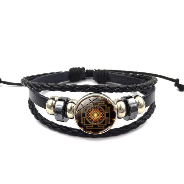 Sri Yantra  Sacred Geometry Bracelet