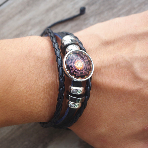 Sri Yantra  Sacred Geometry Bracelet