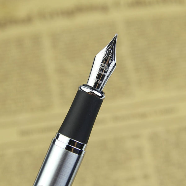 Silver Stainless Steel Fountain Pen